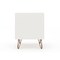 Manhattan Comfort Rockefeller Nightstand 1.0 in White, PK2 2-101GMC1 - alternate 7